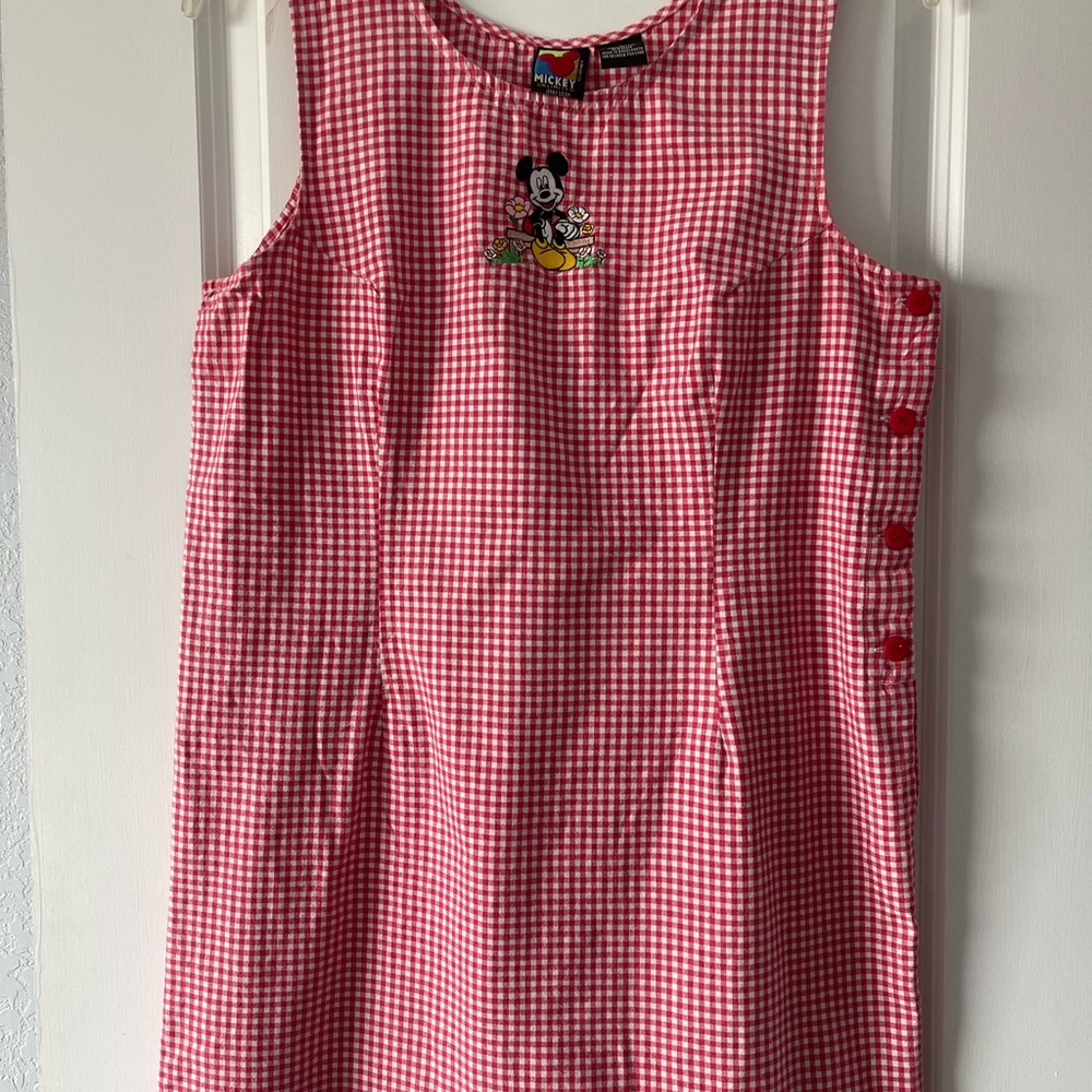 Disney Mickey Unlimited Red Gingham Dress